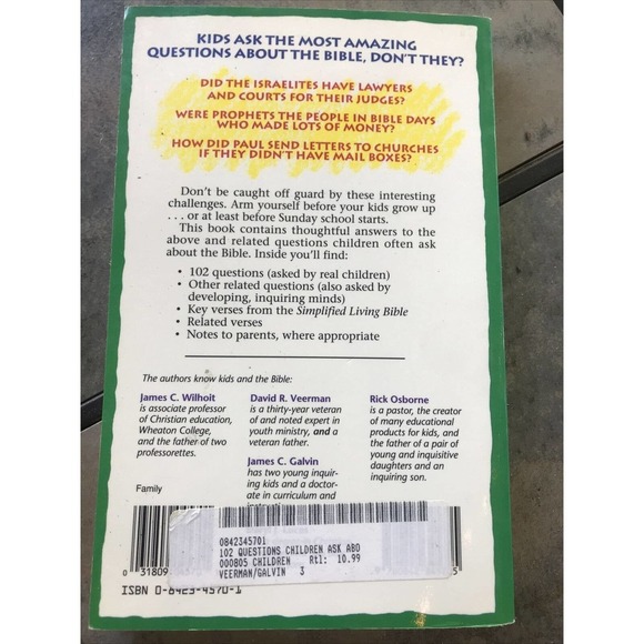 Questions Children Ask Ser.: 102 Questions Children Ask about the Bible by David - Picture 2 of 7